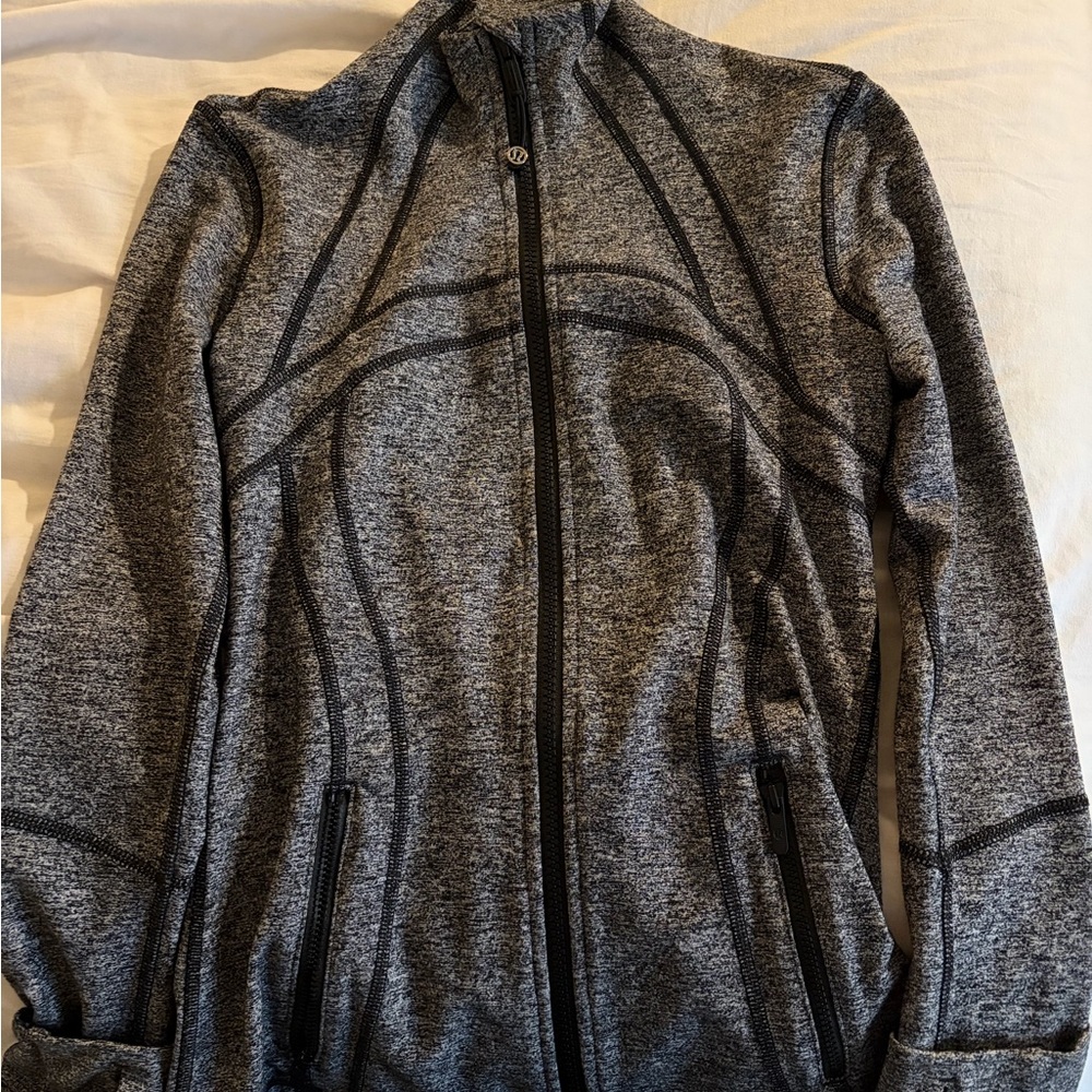 Gray Zip-Up Jacket - Picture 2 of 3